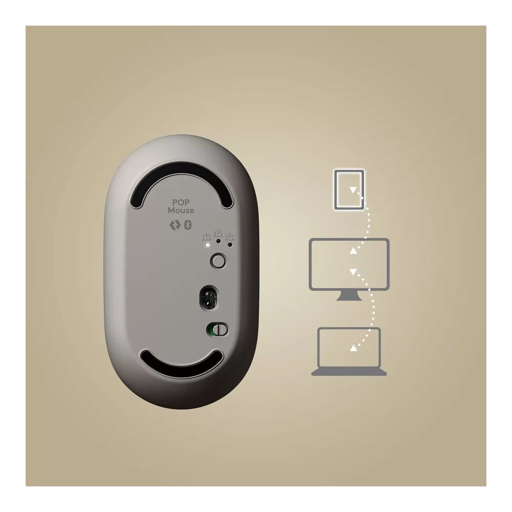 Bluetooth Silent Wireless Mouse with Customizable Emoji Function