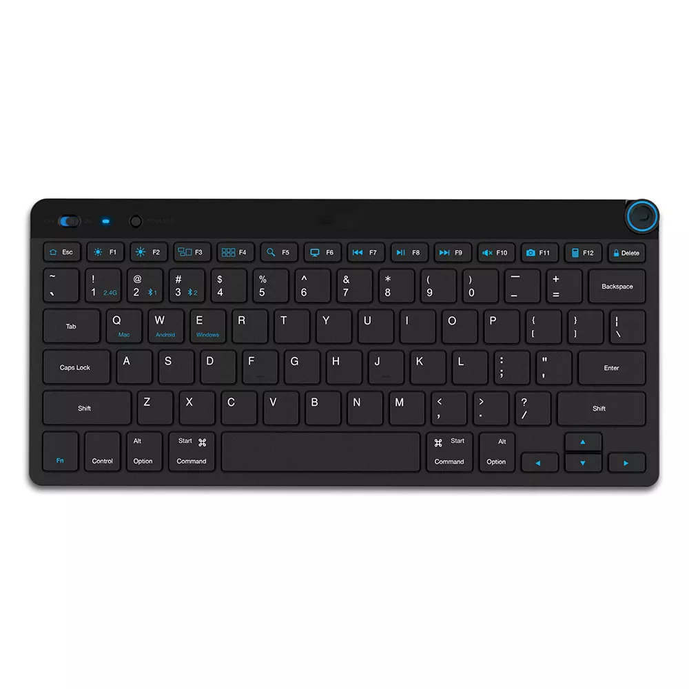 Ultra Compact Dual-Mode Wireless Bluetooth Keyboard