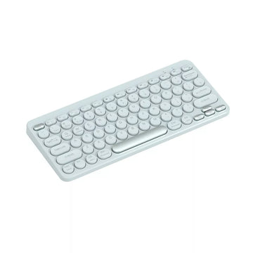Compact Round Key Dual-Mode Wireless Keyboard