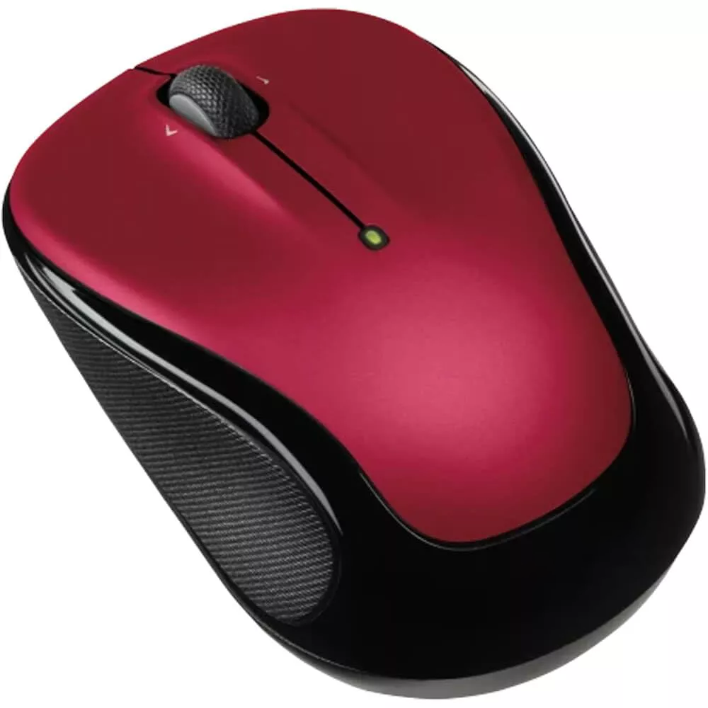 Compact Ambidextrous RF Wireless Optical Mouse with Precise Scroll