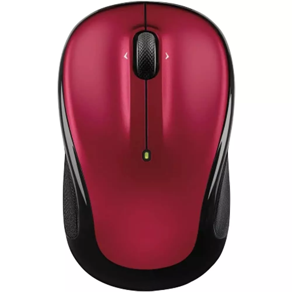 Compact Ambidextrous RF Wireless Optical Mouse with Precise Scroll